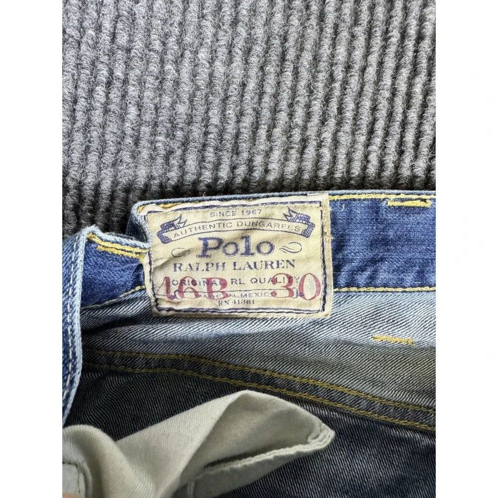 Polo Ralph Lauren Hampton Jeans Size 46B 46x30 Baggy Straight Leg Relaxed Fit